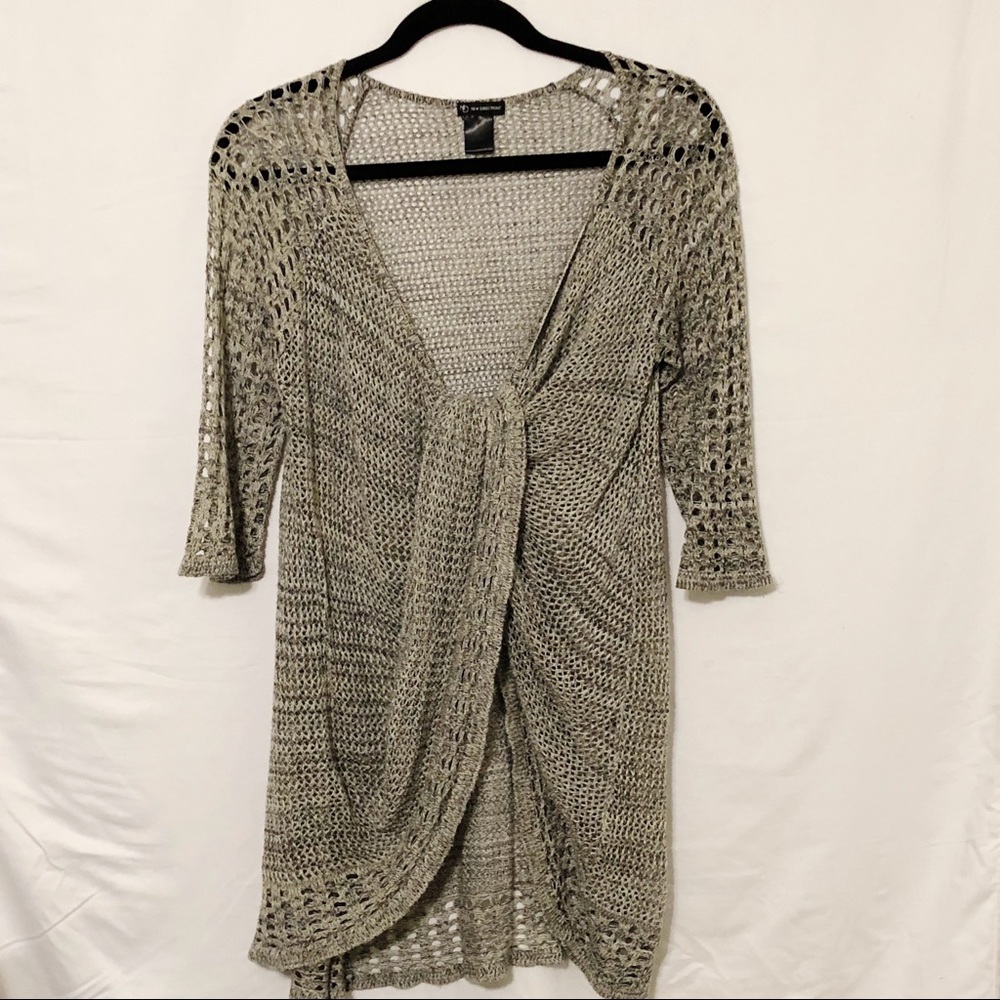 New Directions | Open Knit Sweater | Size L